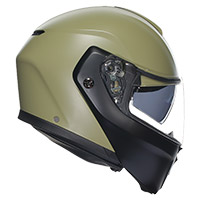 AGV Streetmodular Mono Modular ヘルメット グリーン マット - 4