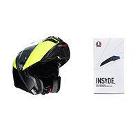 Casco Agv Tourmodular Balance Giallo + Insyde