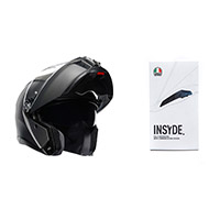 Casco Agv Tourmodular Luna Grigio Opaco + Insyde