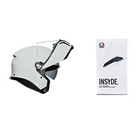 Casco Agv Tourmodular Stelvio Bianco + Insyde