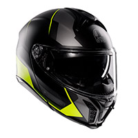 Casco AGV Tourmodular Perception gris amarillo