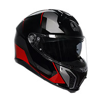 Casco Agv Tourmodular Perception Rosso Opaco