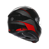 Agv Tourmodular Perception Helmet Black Red - 3