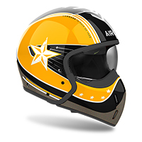 Casco Airoh J110 Command amarillo brillo - 3