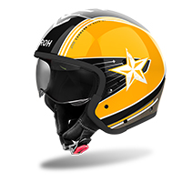 Casco Airoh J110 Command amarillo brillo - 4