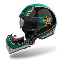 Casque Airoh J110 Command Mint Verde Brillant