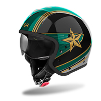 Casco Airoh J110 Command mint verde brillo - 3