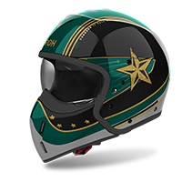 Casco Airoh J110 Command mint verde lucido