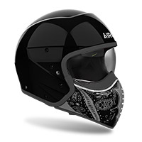 Casco Airoh J110 Paesly negro brillo - 4