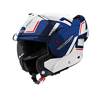 Airoh Mathisse 2 Genius Helm blau rot