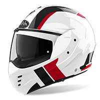 Casco Modular Airoh Mathisse Explore rojo brillo - 2