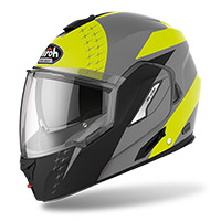 Airoh Rev 19 Leaden Modular Helmet Yellow Matt