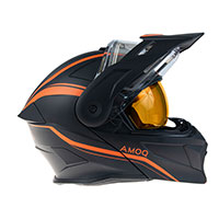 Casco Amoq Ballast Nero Arancio Opaco - img 2