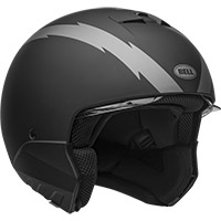 Casco Bell Broozer Arc negro opaco gris - 2