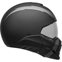 Casco Bell Broozer Arc negro opaco gris - 4