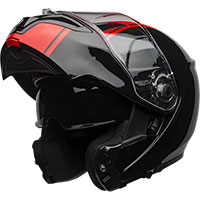 Casco Bell SRT Modular Ribbon nero rosso