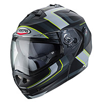 Casque Modulaire Caberg Duke 2 Tour Noir Jaune Fluo