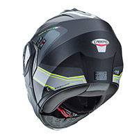 Caberg Duke 2 Tour Modular Helm schwarz gelb fluo - 4