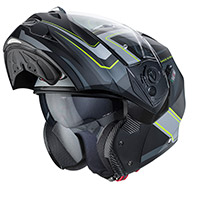 Casque Modulaire Caberg Duke 2 Tour Noir Jaune Fluo