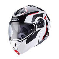 Casco modular Caberg Duke Evo Move blanco rojo