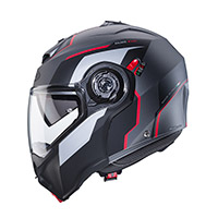 Caberg Duke Evo Move Modular Helmet Black Red - 3