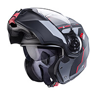 Casco Modulare Caberg Duke Evo Move Nero Rosso