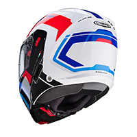 Casco Caberg Horus X Road blanco negro rojo azul - 3