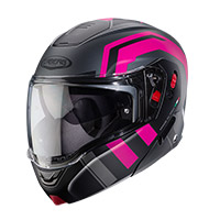 Casque Caberg Horus X Road noir fuchsia - 2