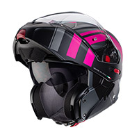 Casco Caberg Horus X Road nero fucsia