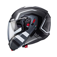 Caberg Horus X Road Helm schwarz grau weiß - 3