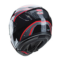 Caberg Levo Sonar Modular Helmet Red Silver - 4