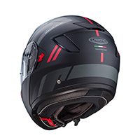 Casque modulaire Caberg Levo X Manta noir rouge - 4