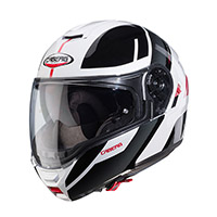 Caberg Levo X Manta Modular Helmet White Red - 2