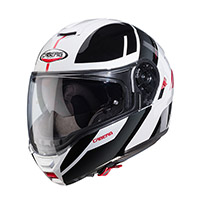 Casco Modular Caberg Levo X Manta blanco rojo - 2