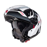 Casque Modulaire Caberg Levo X Manta Blanc Rouge