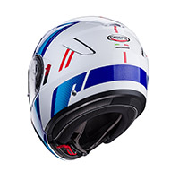 Casque modulaire Caberg Levo X Manta bleu rouge - 4