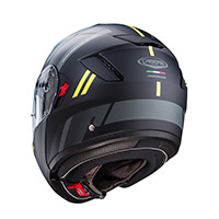 Caberg Levo X Manta モジュラー ヘルメット ブラック イエロー - 4