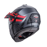 Casque Modulaire Caberg Tourmax X Sarabe rouge - 3