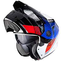 Casque Modulaire Caberg Tourmax Titan Bleu Rouge