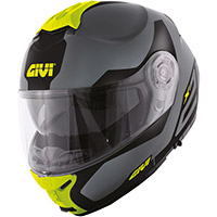 Givi X.21スピリットヘルメット グレーマットイエロー