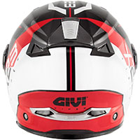 Givi X23 シドニー バイパー モジュラー ヘルメット ブラック レッド - 3