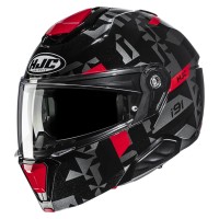 Casque Modulaire Hjc i91 Enzi Rouge