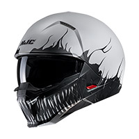 Casco HJC i20 Scraw gris negro