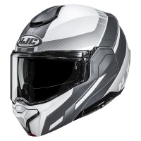 Casque Modulable Hjc i101 Mira blanc gris mat