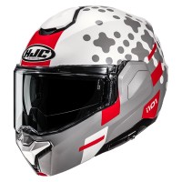 Casque Modulaire Hjc i101 Astel rouge