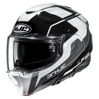 Casque HJC F100 Astra noir blanc