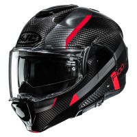 Casque HJC F100 Carbon Askan rouge