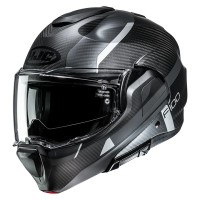 Casque HJC F100 Carbon Askan gris mat
