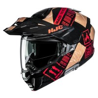 Casque Modulable HJC i80 Reign Beige Rouge