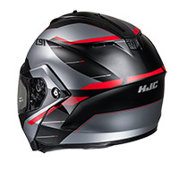Casco Modulare Hjc C91 Karan Rosso Grigio